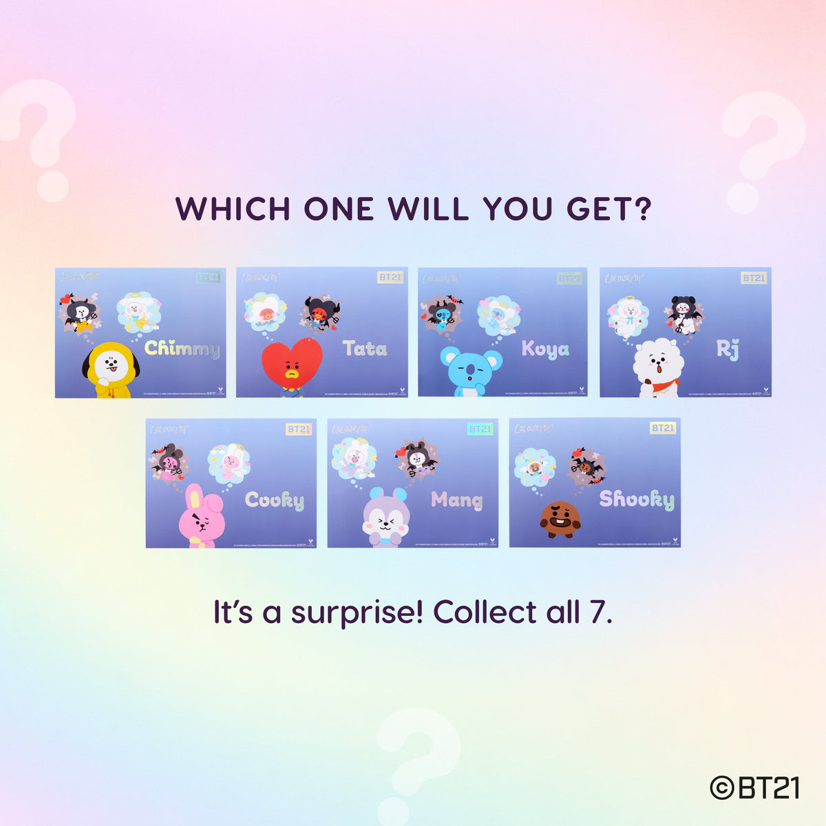 BT21 x ColourPop Angel & Villain Collection