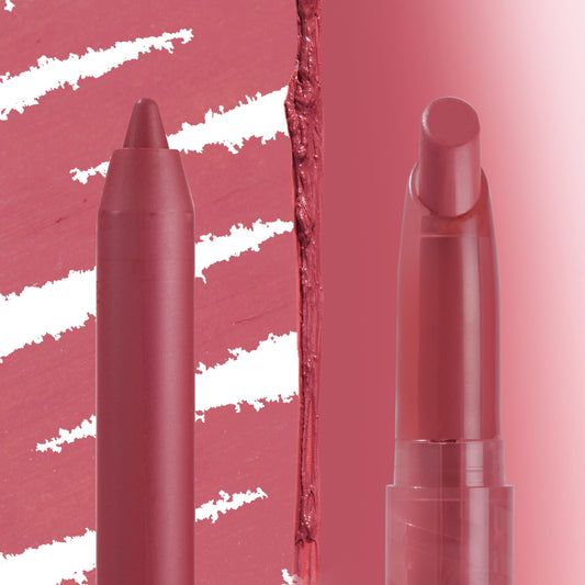 Got Pink? ColourPop Lippie Stix + Pencil Set - dusty rose lip liner and matching bullet lipstick stand side by side with creamy swatches, showcasing smooth pigment and slim twist-up packaging on a pink backdrop.